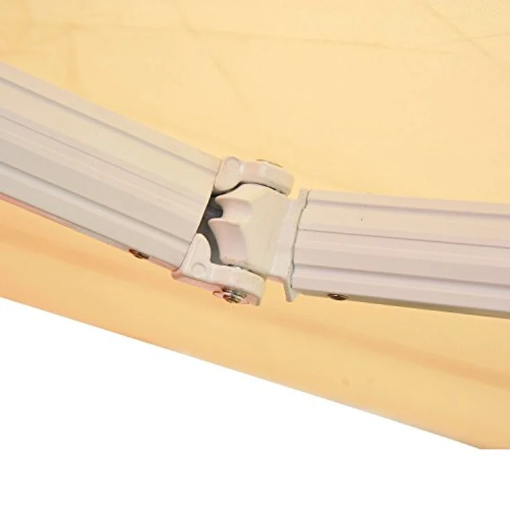 Markise Alu-Markise Aluminium-Gelenkarm-Markise 4,5x3m Sonnenschutz Balkon Beige - cremeweiß - Outsunny – Bild 8