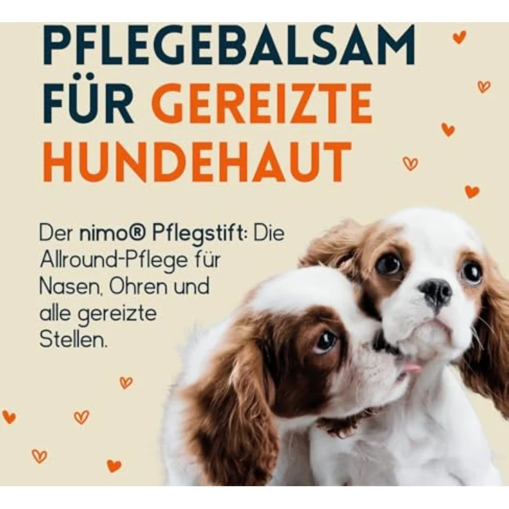 nimo Pfotenpflege Hunde Pflegestift, 40 ml, Propolis-Formel für empfindliche Ohren und Nasen, schnelle Anwendung – Bild 2