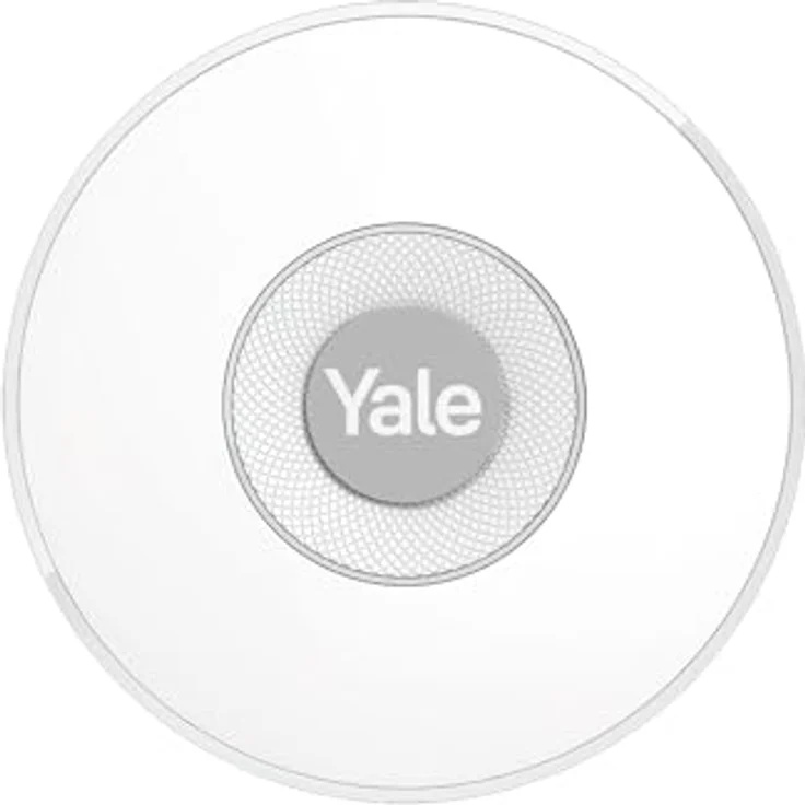 Yale Innensirene AL-IS-1A-W, bis zu 85 dB einstellbare Sirene mit Echtzeit-Benachrichtigungen und Yale Horizon+ Technologie, 1 km Reichweite, kompatibel mit Yale Smart Alarm – Bild 1