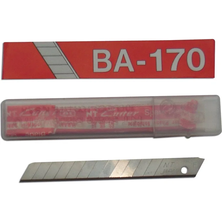 Nourished Essentials Cutter Cutter-Klingen BA 170, 9 mm Ersatzklingen im Etui, 10 Stück