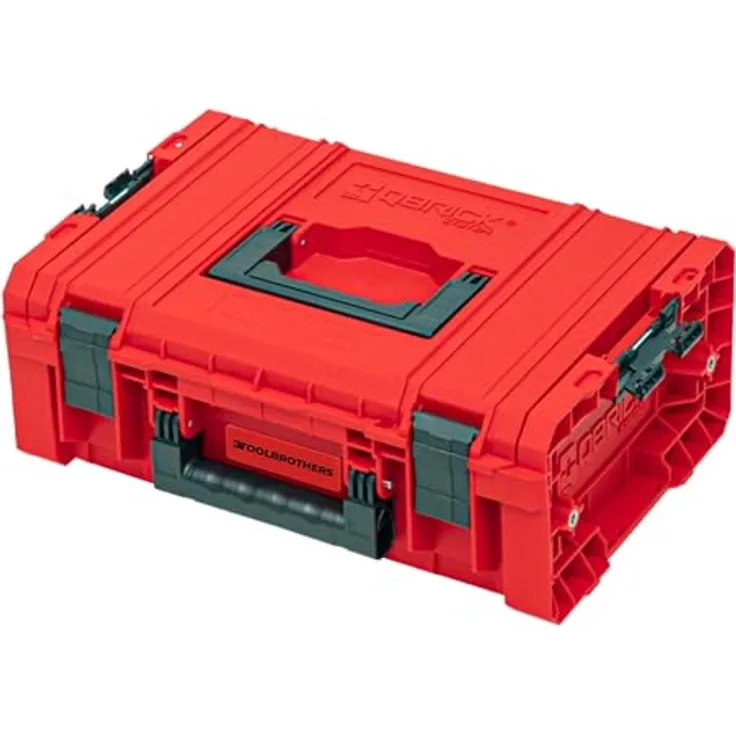 Tool Brothers Qbrick System PRO Technik Case 2.0 RED Ultra HD, Werkzeugkoffer 450 x 332 x 171 mm, 12 l, modular und wasserdicht