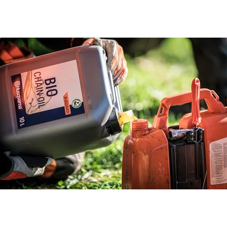 Kanister Kombikanister optimales Verhältnis zwischen Kraftstoff 5LT und Öl 2,5LT - Husqvarna – Bild 2