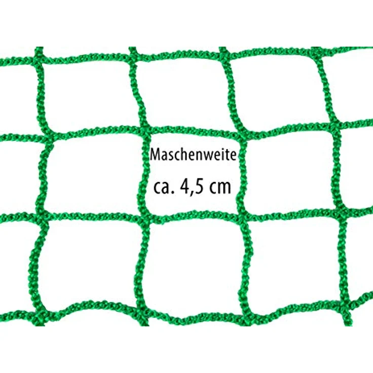 EUFAB Schutznetz Anhängernetz, 2x3 m, grün, aus Kunststoff mit 45 mm Maschenhöhe – Bild 2
