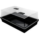 Germinador Propagador Gewächshaus 56 x 31 x 22 cm (großer Hartplastik) mit verstellbaren Lüftungsschlitzen