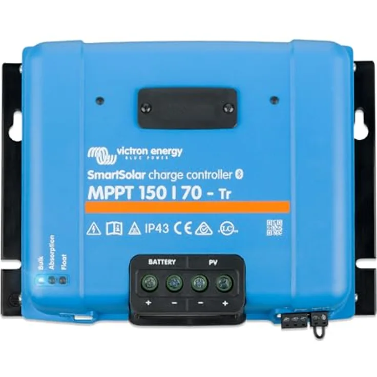Victron Energy SmartSolar MPPT Tr 150V 70 Amp 12/24/36/48-Volt Solar Laderegler (Bluetooth)
