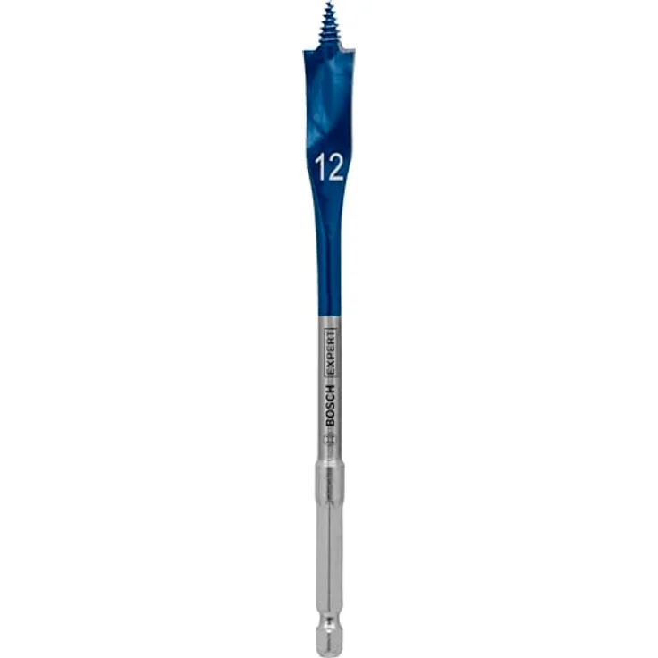 Bosch Expert Self Cut Speed Spade Bit, 12mm x 152mm, HEX Shank für schnelles Bohren in Weichholz, 1 Stück – Bild 1