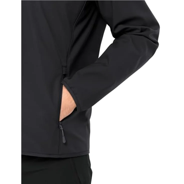 Jack Wolfskin Bornberg Hoody M, Softshelljacke für Herren, winddicht und wasserabweisend, Schwarz, XXL – Bild 6
