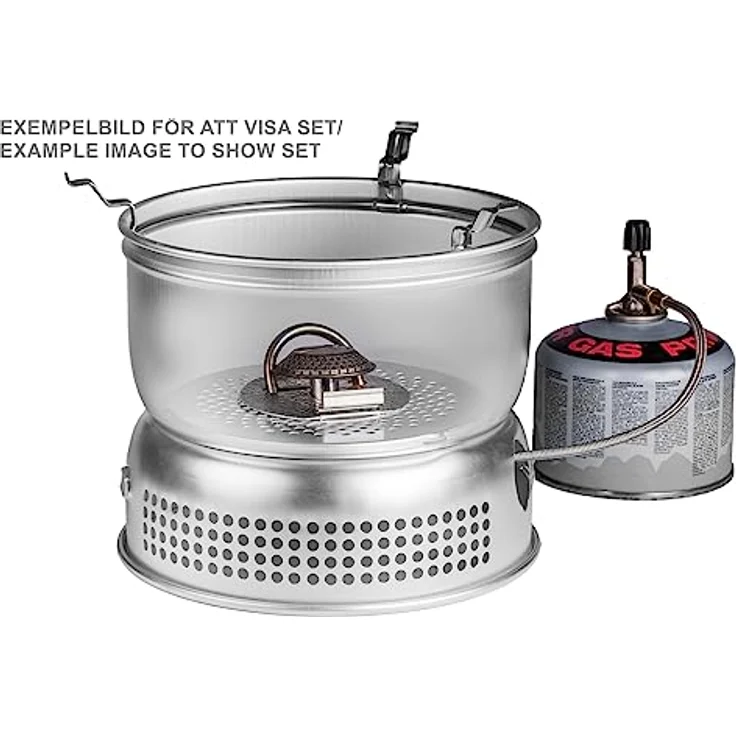 Trangia Campingkocher Serie 25, Gaskocher für 3-4 Personen mit Ultralight-Aluminium und expandierbarem Kochgeschirr – Bild 6