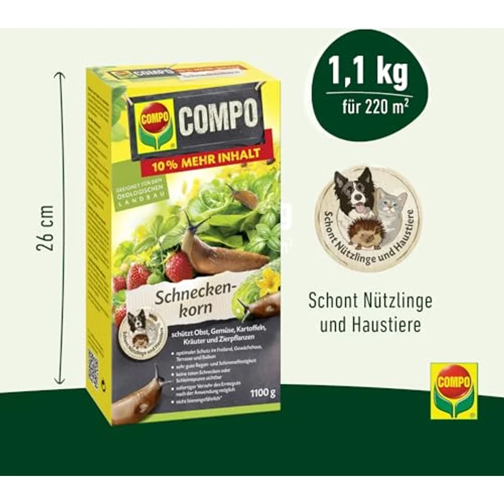 COMPO® Schneckenkorn, 1,1 kg – Bild 4