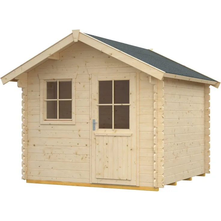 Skanholz Gartenhaus Porto 1, BxT: 280x255 cm, nordisches Fichtenholz, unbehandelt