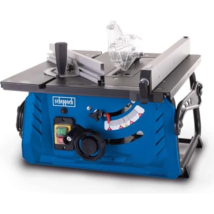 Scheppach HS210 Tischkreissäge, 70 mm Schnitthöhe, 1500W, Tischgröße 500 x 445 mm, Ø210 mm Sägeblatt, inkl. Querschneidlehre & Längsanschlag – Bild 1