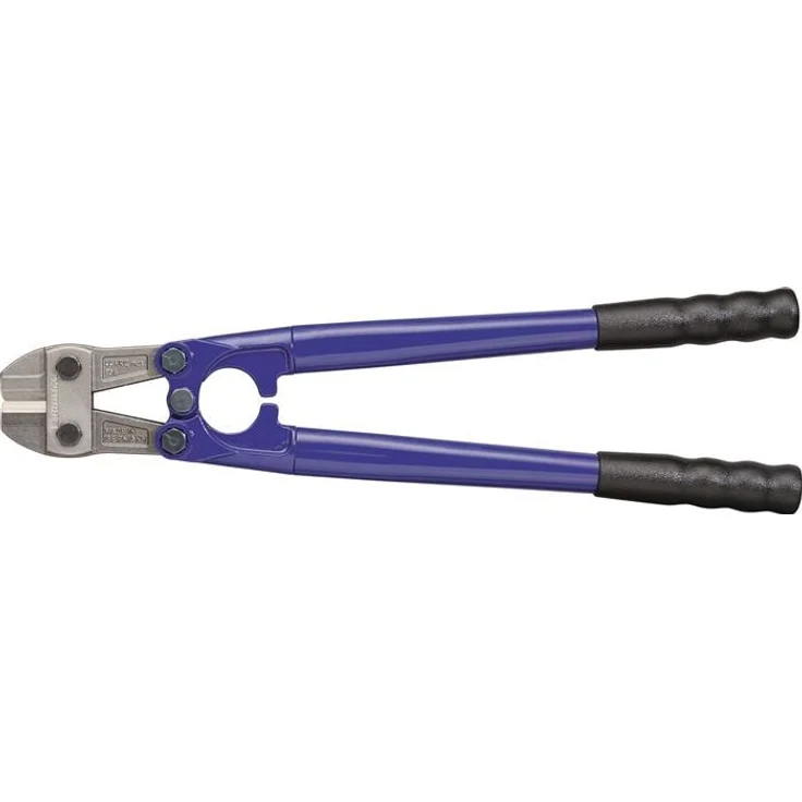 NORDWEST Bolzenschneider L.620mm, 1K-Griff weich, Chrom-Vanadium, induktiv gehärtete Schneiden mit 48 HRC, blau
