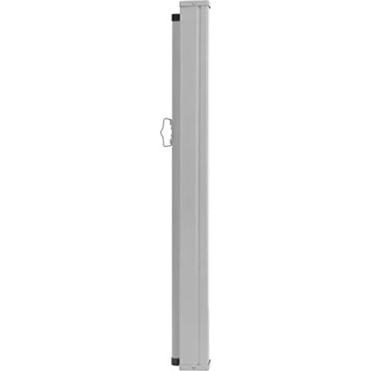 vidaXL Seitenmarkise Ausziehbar Sonnenschutz Sichtschutz Windschutz Seitenrollo 120x500cm Grau – Bild 5