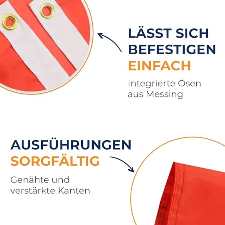 AZ FLAG Kirgisische Fahne, 90x60 cm, 100% Polyester mit Messing-Ösen und verstärkten Ecken, Innen & Außen Nutzung – Bild 4