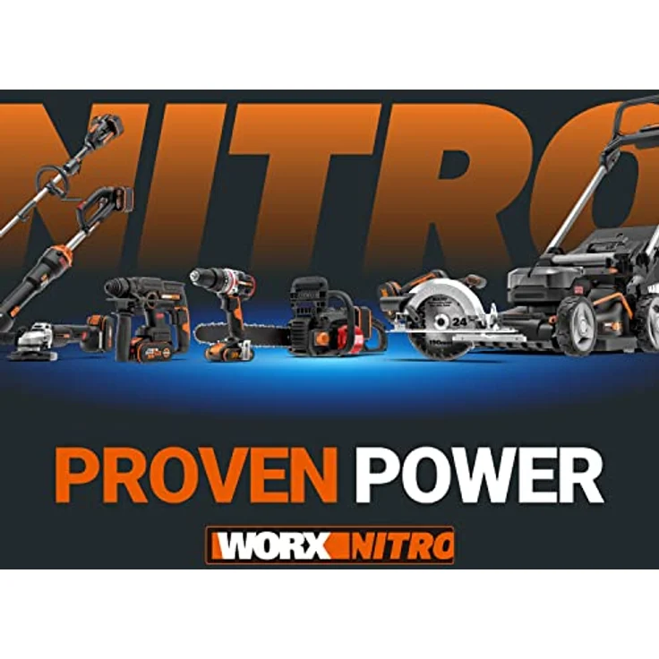 WORX WX354.9 Schlagbohrhammer 20V Max SlammerDrill ohne Akku und Ladegerät, 20 V, Schwarz – Bild 8