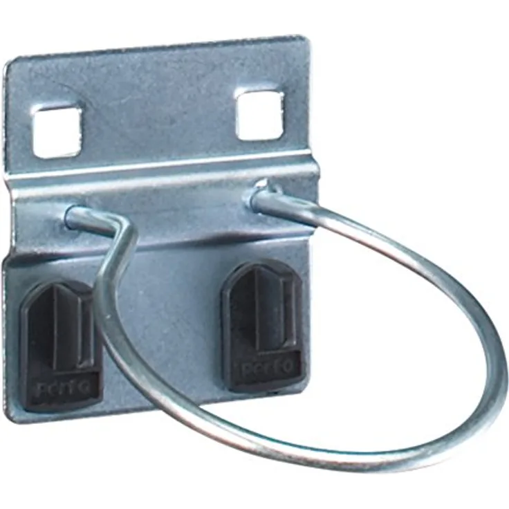 Bott Rundhalter für Lochblech-Platten-System, 60 mm Durchmesser, verzinkter Stahl, 5er Set