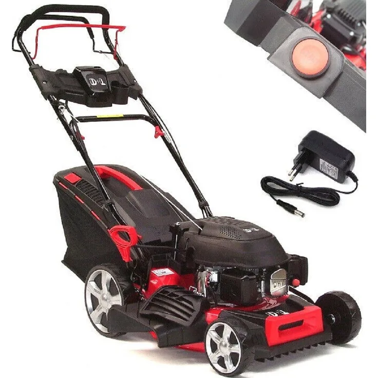 Apex Benzinrasenmäher 4in1 460mm mit Radantrieb und E-Start, 4PS, Stahlgehäuse - 55827