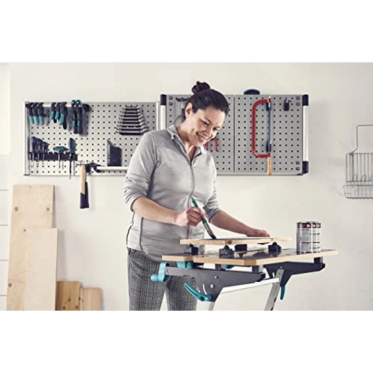 wolfcraft Spannbacken mit Lackierspitzen I 6166000 I Helfer zum Fixieren und Bearbeiten von Werkstücken an allen Tischen mit 20-mm-Bohrungen – Bild 3