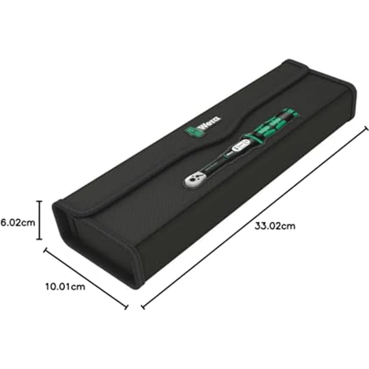 Wera 9446 Textile Box Click Torque A 6, Werkzeugkoffer für mobile Aufbewahrung, leichtes und stabiles Textilmaterial – Bild 2