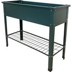 Esschert Design Dutchlander Hochbeetkasten Metall grün L, Modernes Metall-Hochbeet mit 80 Liter Volumen