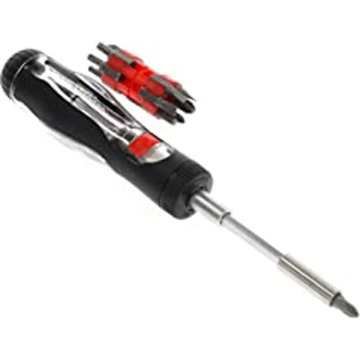 GEDORE red Magazin-Schraubendreher mit 1-4'' Bits Schlitz 4 4,5 5,5 mm Kreuzschlitz PH 1 2 3 Kreuzschlitz PZ 1 2 TX T10 T15 T20 T25 Innen-6-kant 4 mm – Bild 4