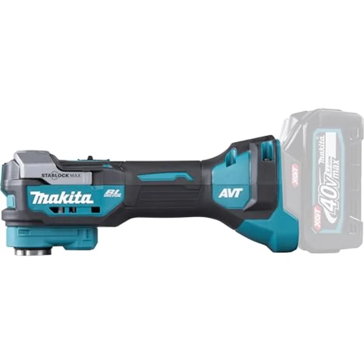 Makita Akku-Multifunktionswerkzeug TM 001 GZ 40 V max. Starlock Max Brushless Solo - ohne Akku, Lader – Bild 3