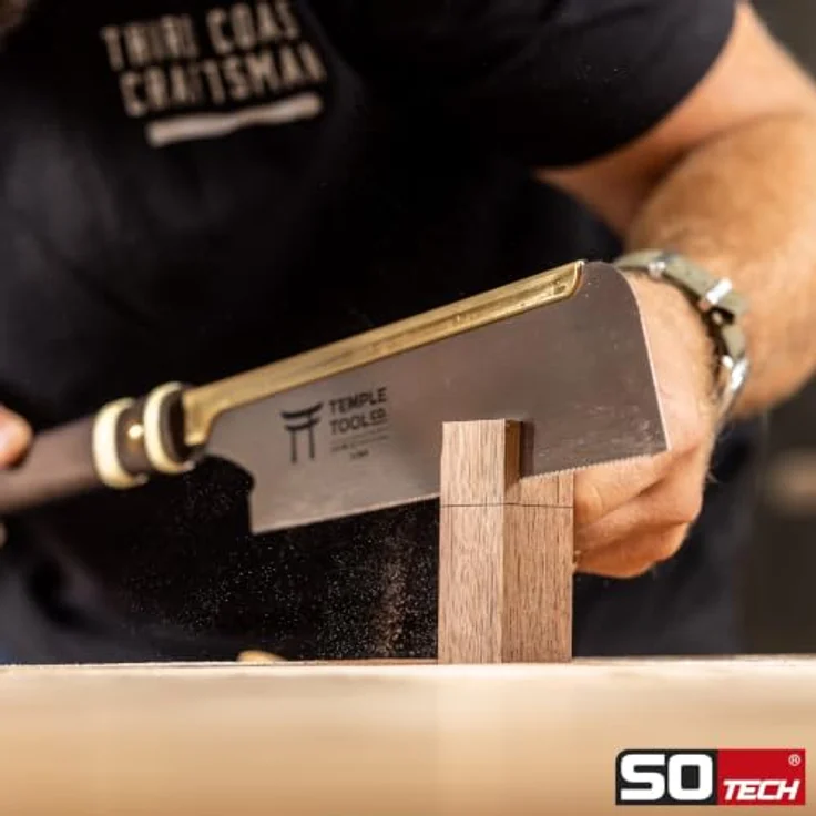 SO-TECH® Dozuki Zugsäge D-240-R, Ersatzsägeblatt aus SK85 Werkzeugstahl, 240 mm, feine Längsverzahnung 18 TPI – Bild 5