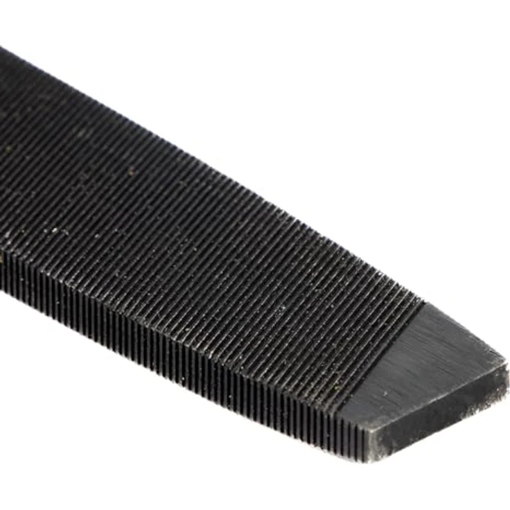 C.K Mühlsägefeile CK T0075A 10, 250 mm, mit ergonomischem Zwei-Komponenten-Griff, flach, Schwarzoxid behandelter Kohlenstoffstahl – Bild 3