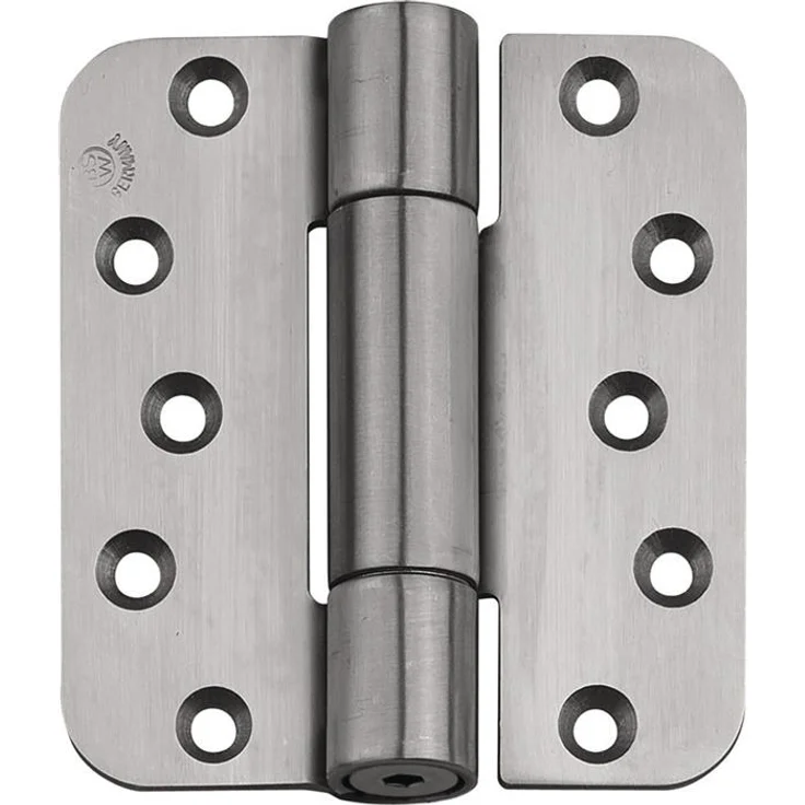 BSW Objektband System V 8600, Türband für stumpf einliegende Türen, wartungsfreie Gleitlagerung, max. Tragkraft 120 kg, Edelstahloberfläche