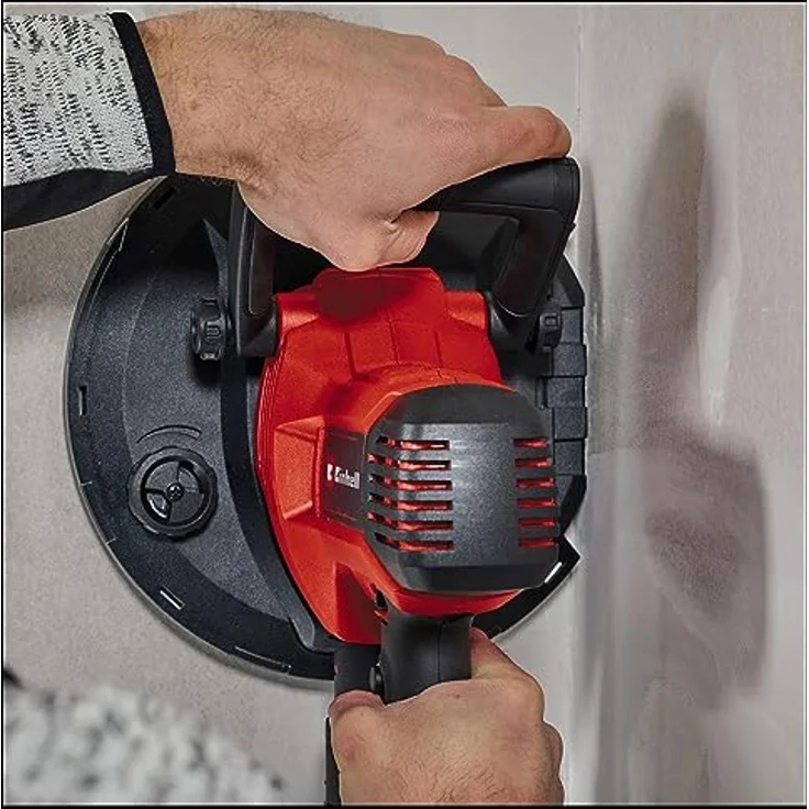 Einhell Trockenbauschleifer TC-DWS 225, 1220 Watt, max. 2300 U/min, mit integrierter Staubabsaugung und 6 Schleifpapieren – Bild 6