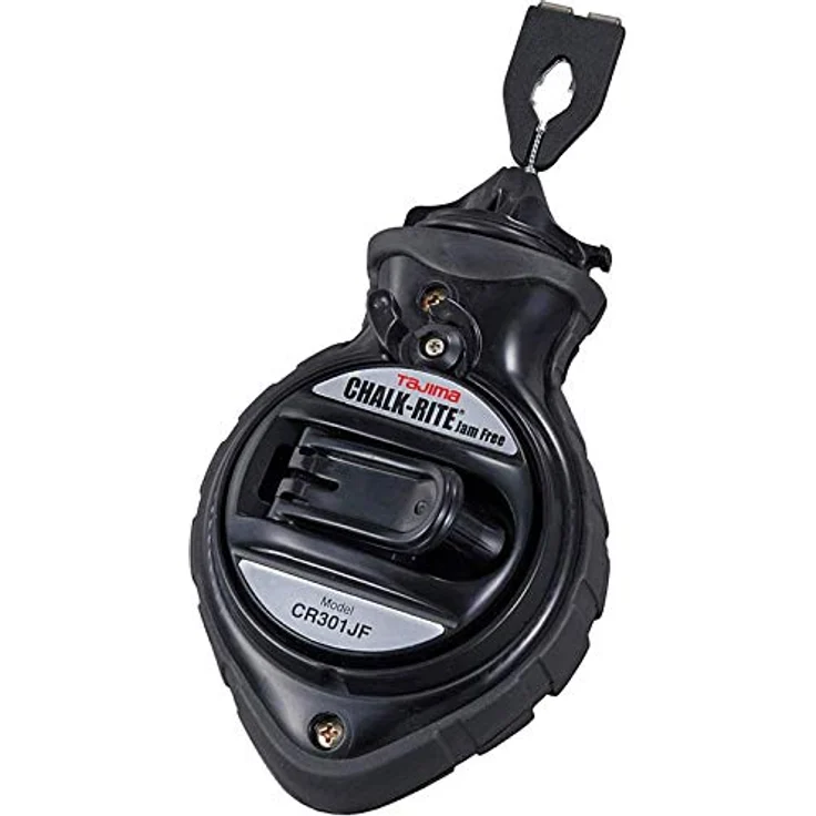 Tajima Chalk-Rite Jam Free CR301JFD, Schlagschnurgerät mit 30 m extrastarker Schlagschnur für alle Untergründe, 2-Komponenten-Gehäuse – Bild 2