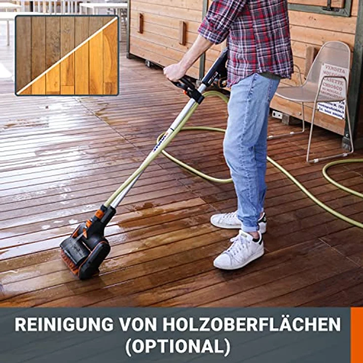 Gloria Hochdruckreiniger Multibrush 20V, 3-in-1 Multifunktionsbürste, 16,5 cm, 4,0 Ah Akku, Akkubetrieb – Bild 10