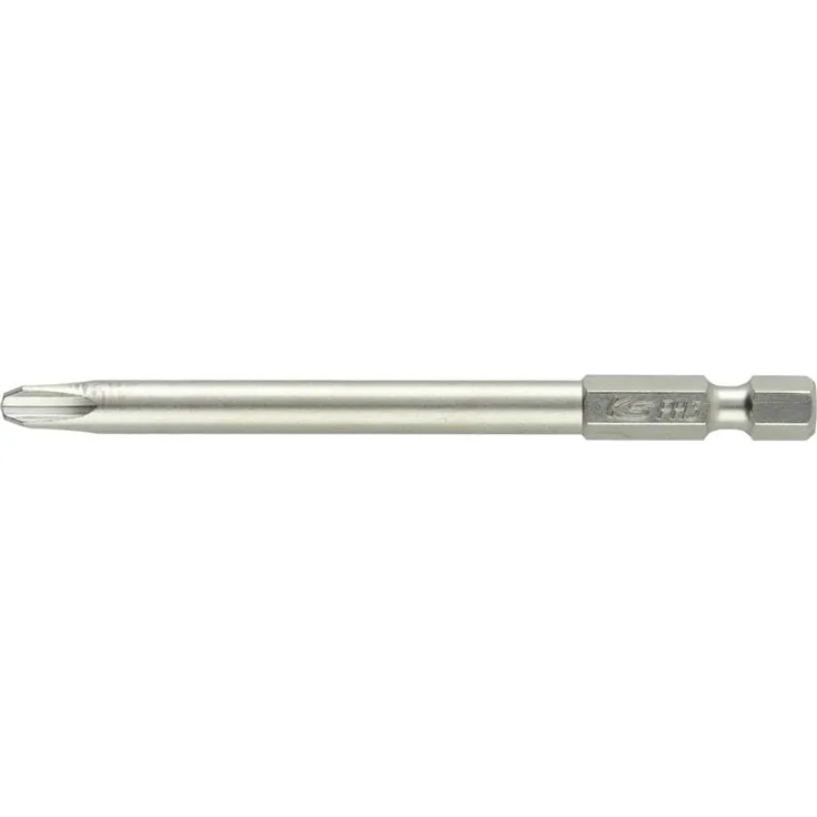KSTOOLS 1/4" Kreuz-Schlitz-Bit PH 3, 89mm lang aus S2 Spezialstahl, Profilgröße PH 3, Aufnahme 1/4 Zoll