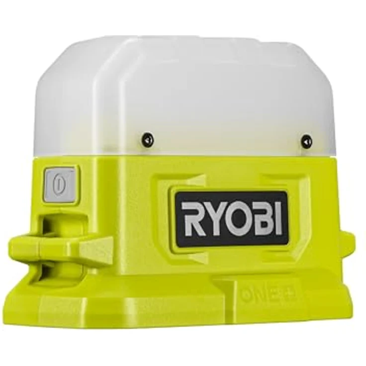 RYOBI 18 V ONE+ Akku-LED-Leuchte RLC18-0 (kompakt, Lichtstärke 3-fach verstellbar 40/200/500, ohne Akku und Ladegerät), Grün – Bild 1
