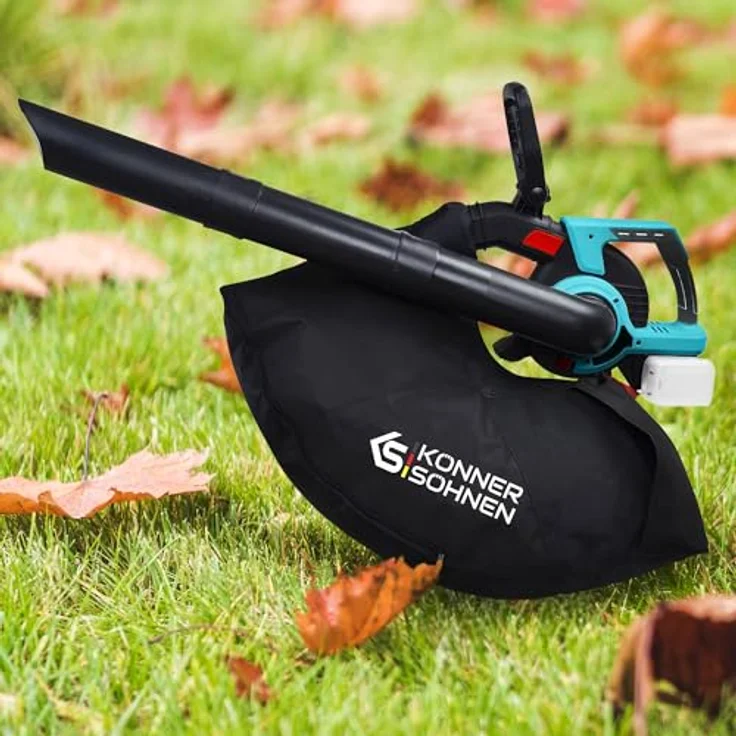 Könner & Söhnen Akku-Gartensauger mit Laubzerkleinerungsfunktion KS LBV-40V, kabellos – Bild 4