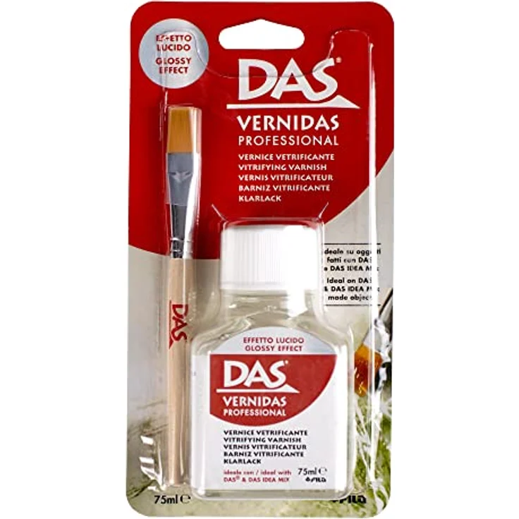 Fila 3430 00 Vernidas Schutz-/Klarlack, transparenter Schutzlack mit Glanzeffekt, 75 ml Flasche – Bild 1