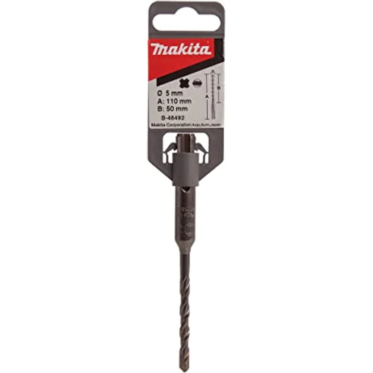Makita SDS-VPLUS-Bohrer 5x110mm, Betonbohrer mit optimierter Bohrgeschwindigkeit und Zentrierspitze – Bild 2