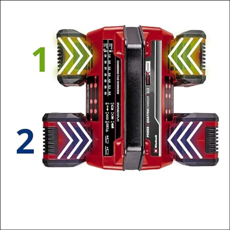 Einhell Power X-Quattrocharger 4A Power X-Change PXC – Bild 2