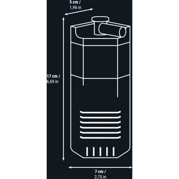 Dennerle Nano Eckfilter Innenfilter – Bild 2