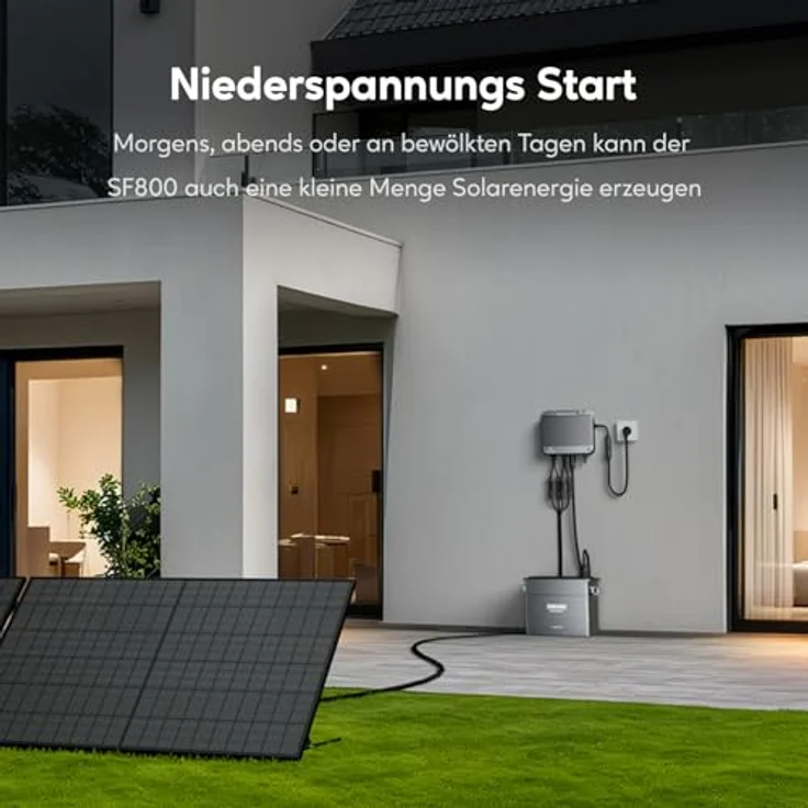 ZENDURE SuperCharged Zendure SolarFlow 800, Mikrowechselrichter für Balkonkraftwerk, 1200W Solar Eingang, 800W AC Eingang/Ausgang, Schwache Lichterzeugung, TOU, APP – Bild 4