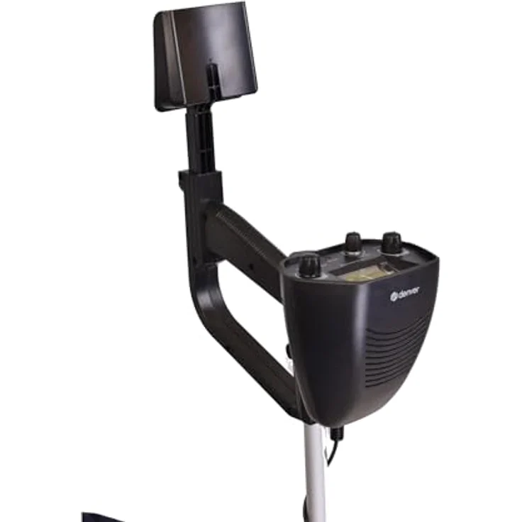 Denver MET-117 Metalldetektor, präzise Ortung mit wasserdichter Suchspule, ergonomisches Design, schwarz – Bild 7