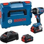 Bosch Professional 18V System Akkus-Lackmuttern GDS 18V-750 C, 1000 Nm Lösemoment, 2 x 8,0Ah Akku, Ladegerät GAL 1880 CV, L-BOXX