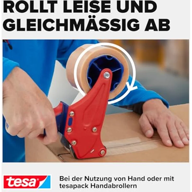 tesa Packband ''Crystal Clear'', kristall-klar, 3 Rollen, 66m x 50mm - Preisvergleich – Bild 6