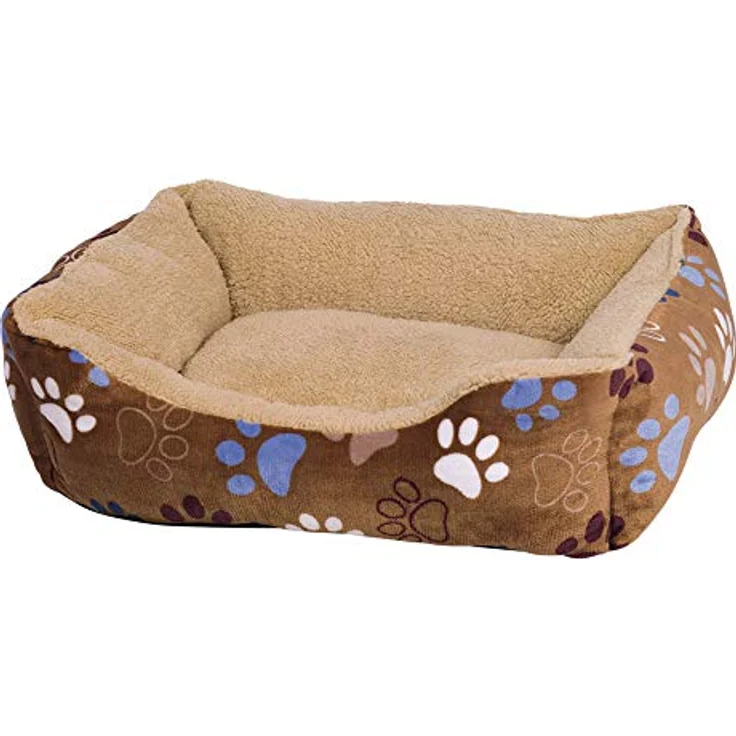 Nobby Komfortbett eckig Classic Lissi braun 80 x 70 x 22 cm