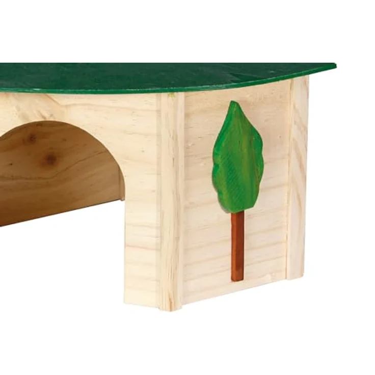 Nagerhaus gross 44 X 31 X 19 cm ,beige/grün – Bild 2