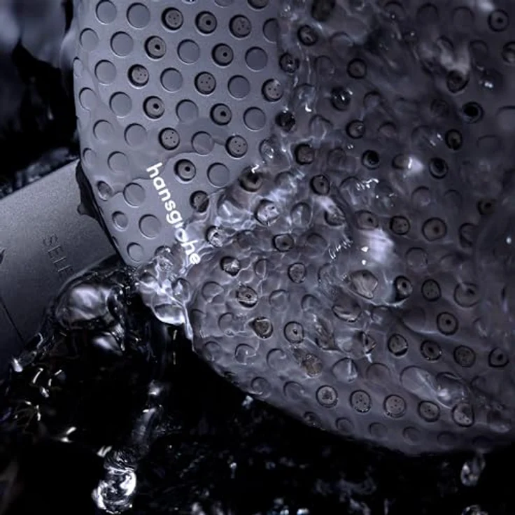 hansgrohe Raindance Alive Select S, Wassersparende Duschbrause mit drei Strahlarten, Antikalk-Funktion, brushed black chrome – Bild 7