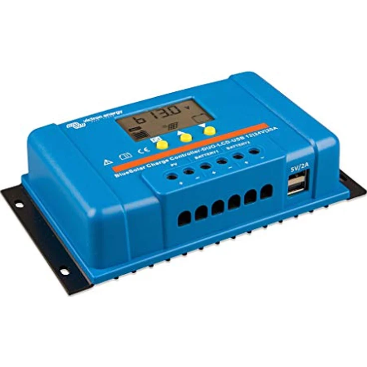 Victron Energy BlueSolar DUO PWM LCD&USB Laderegler 12/24V 20A für zwei Batterien mit Temperaturüberwachung und Überlastschutz – Bild 3