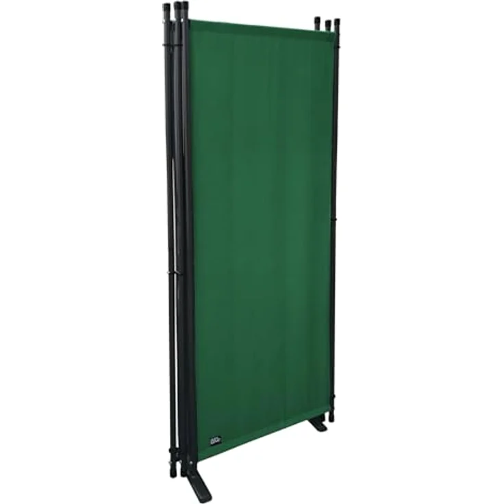 QUICK STAR Paravent 6-teilig, 340x165cm, grüner Sichtschutz für Garten & Balkon, wetterfest und faltbar, Blickdicht – Bild 4