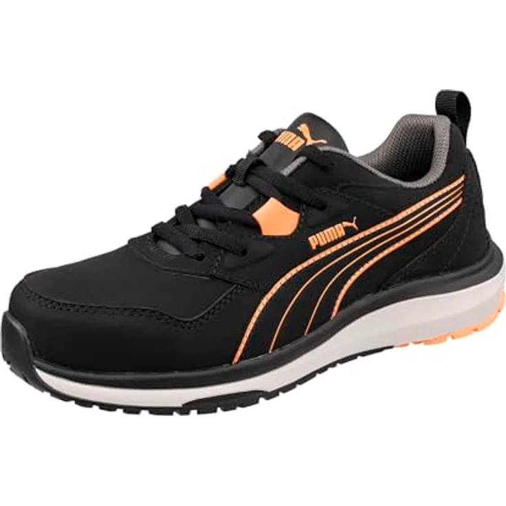 Puma Safety STEPPER Low 342940, Sicherheitshalbschuh S3S ESD HRO SR, schwarz/pfirsich, Gr. 41 – Bild 1