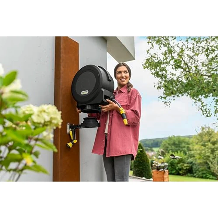 Kärcher HBX 4.15 Automatic, Schlauchbox mit 15 m Schlauch und automatischer Rückholung, komfortabel, Schwarz – Bild 5